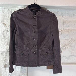 Talbots Chocolate Utility Jacket